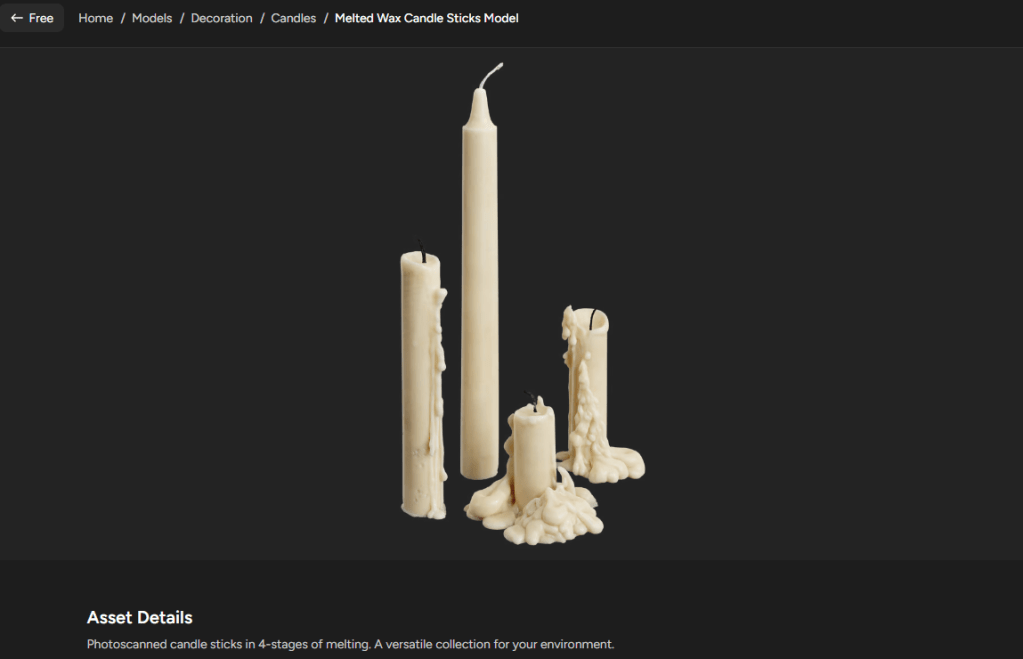 Alcuni modelli Poliigon&nbsp;gratuiti