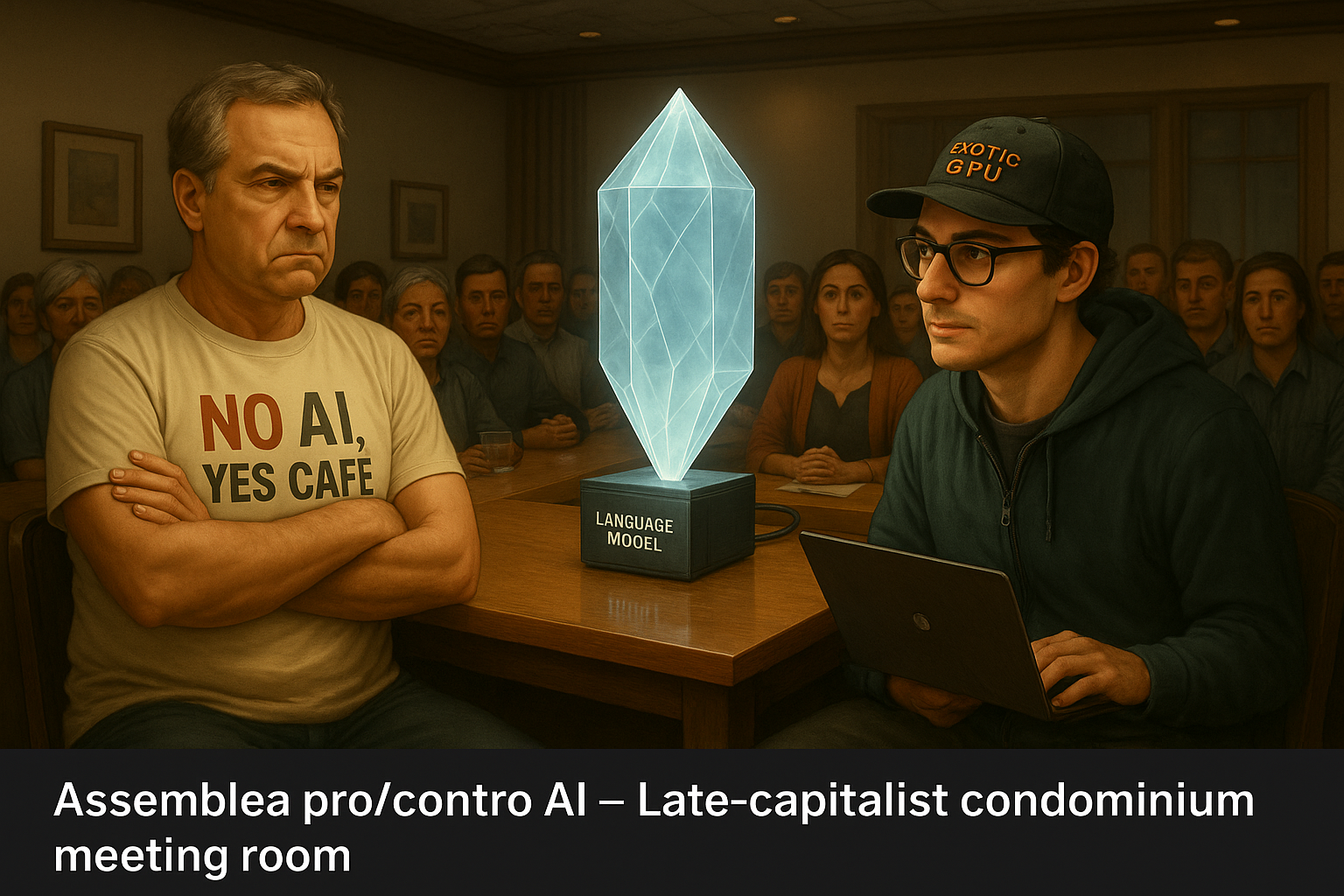 Assemblea pro/contro AI