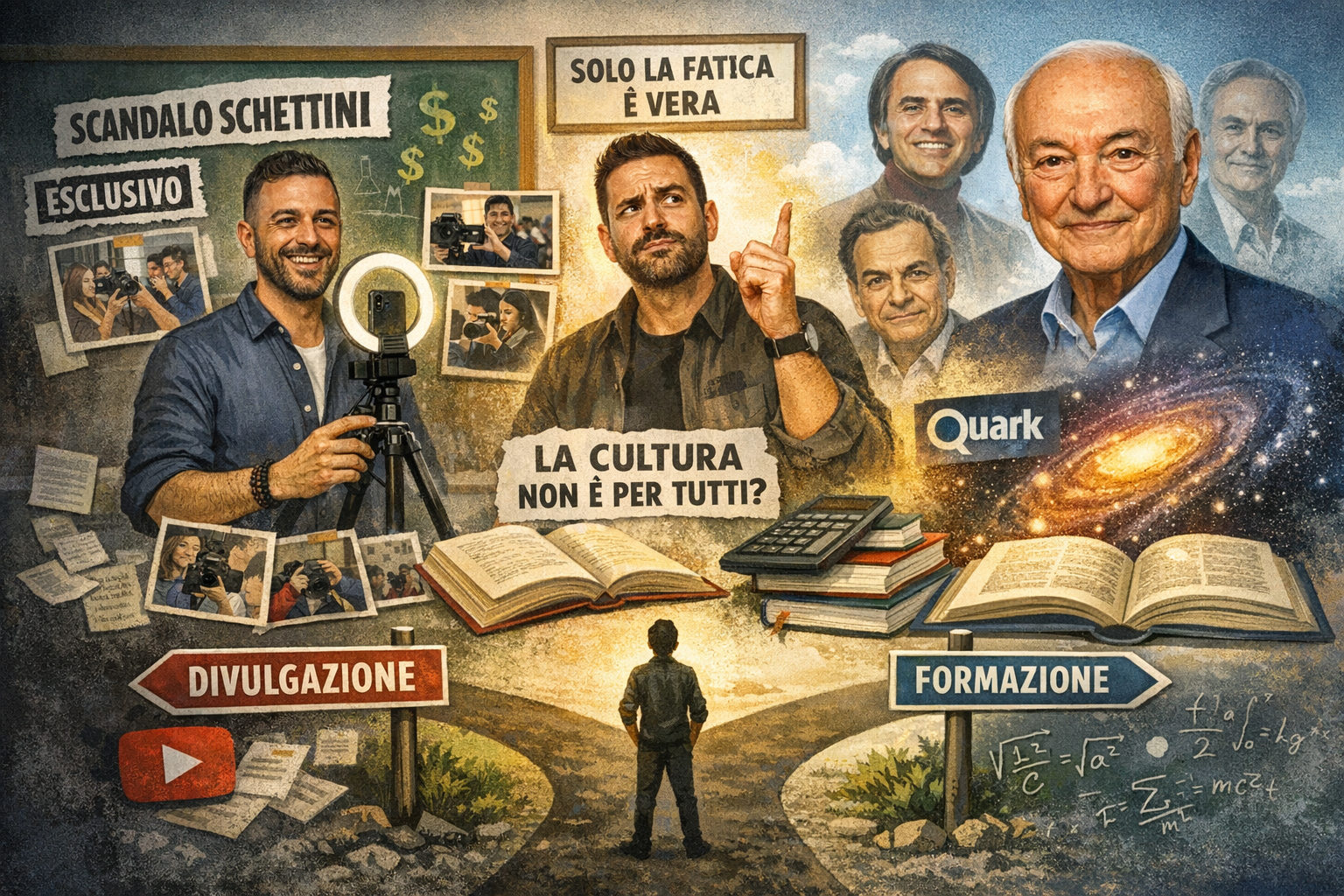 la convinzione che la divulgazione sia illusione e perche’ non sono d’accordo